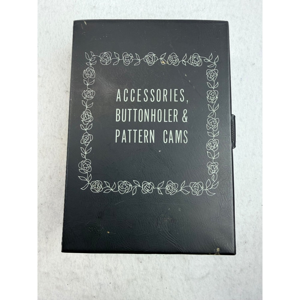 Vintage Sears Kenmore Sewing Machine Buttonholer Pattern Cams Accessories Case